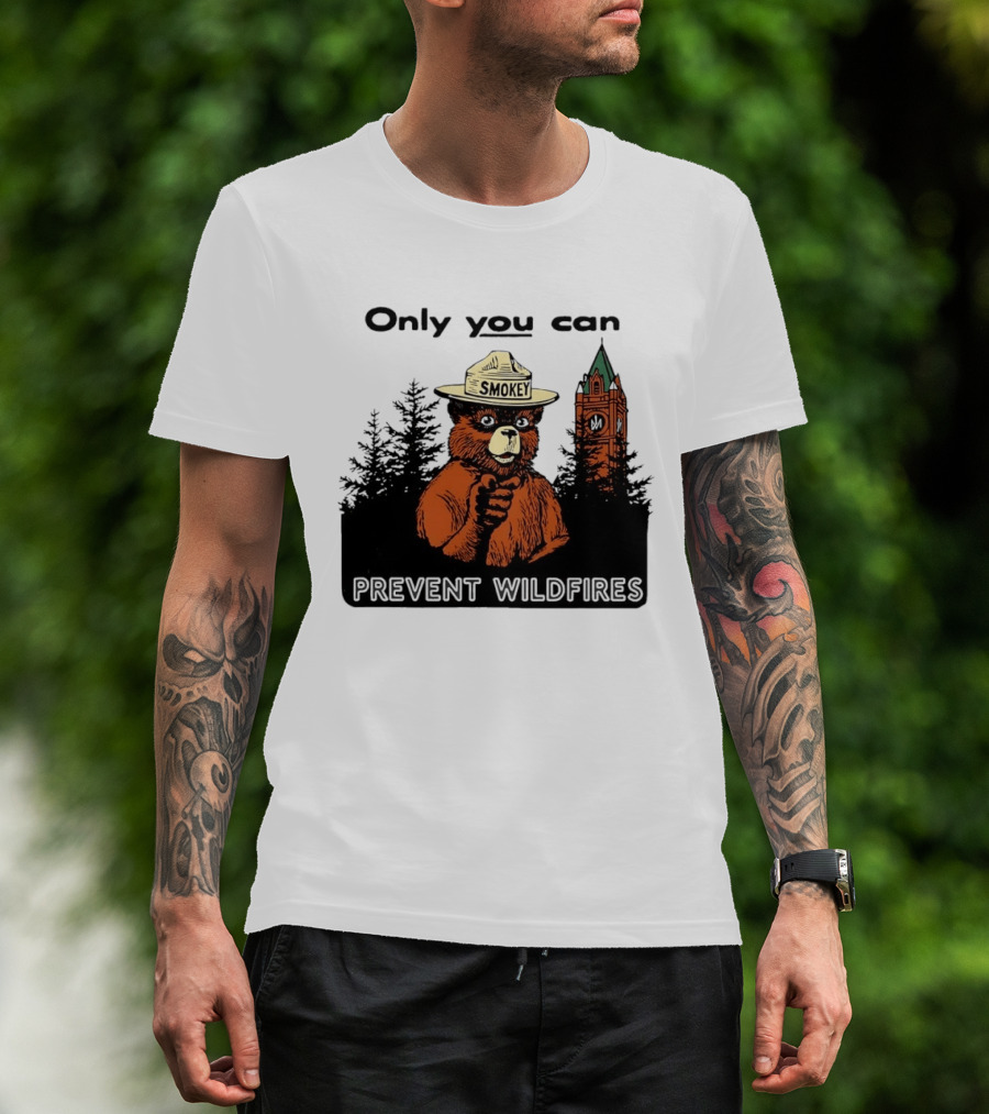 Only You Can Prevent Wildfires Smokey Bear X Montana Collaboration T-Shirt