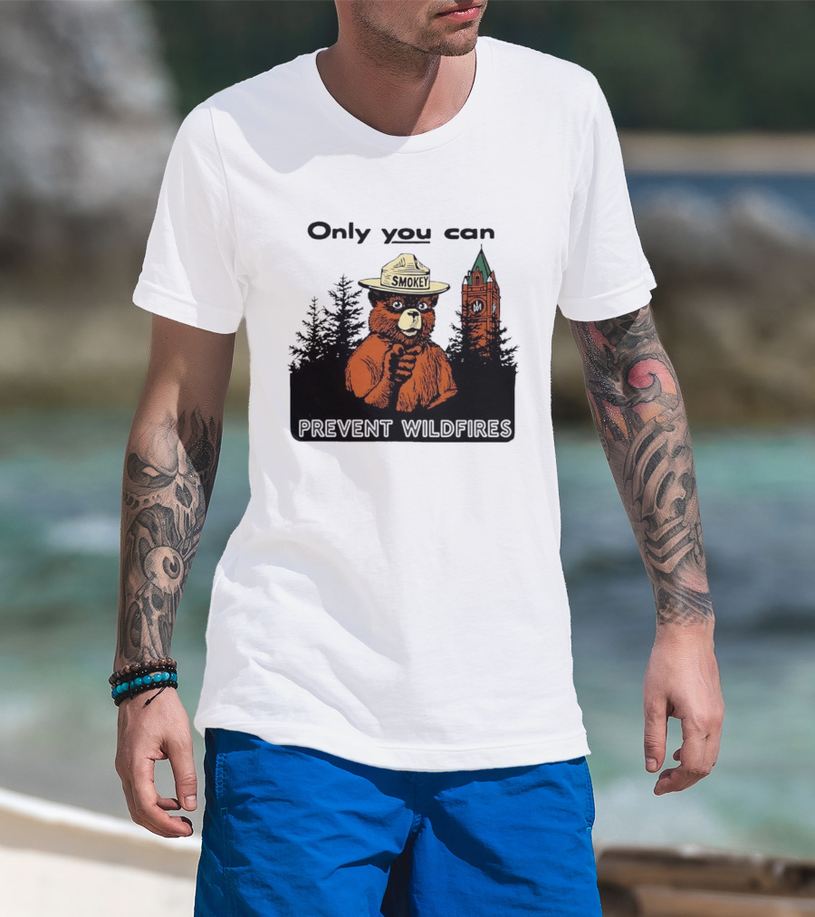 Only You Can Prevent Wildfires Smokey Bear X Montana Collaboration T-Shirt