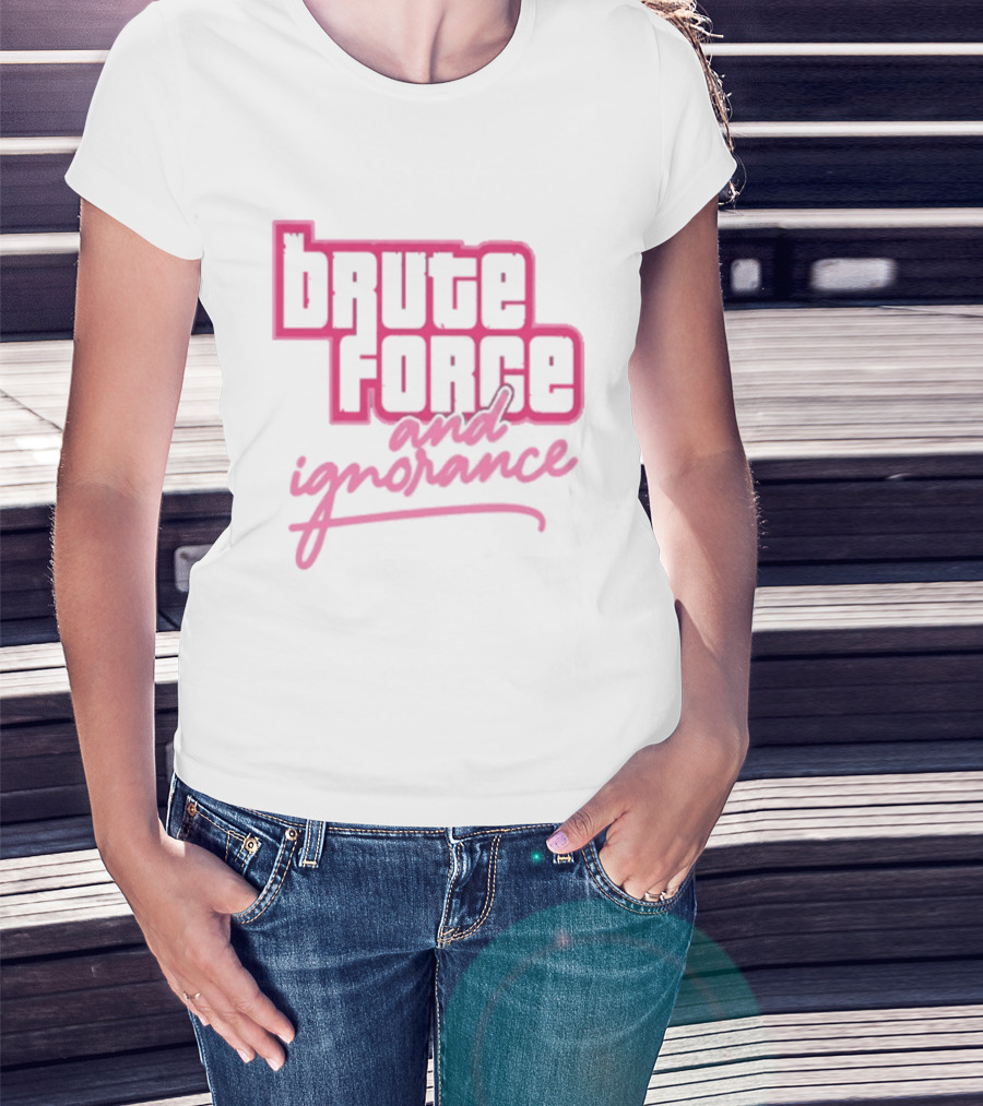 Brute Force And Ignorance The Fat Electrician T-Shirt