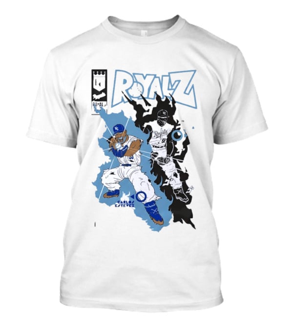 Kansas City Royals Dragon Balls Anime Crossover 2026 Carlos Estevez T-Shirt