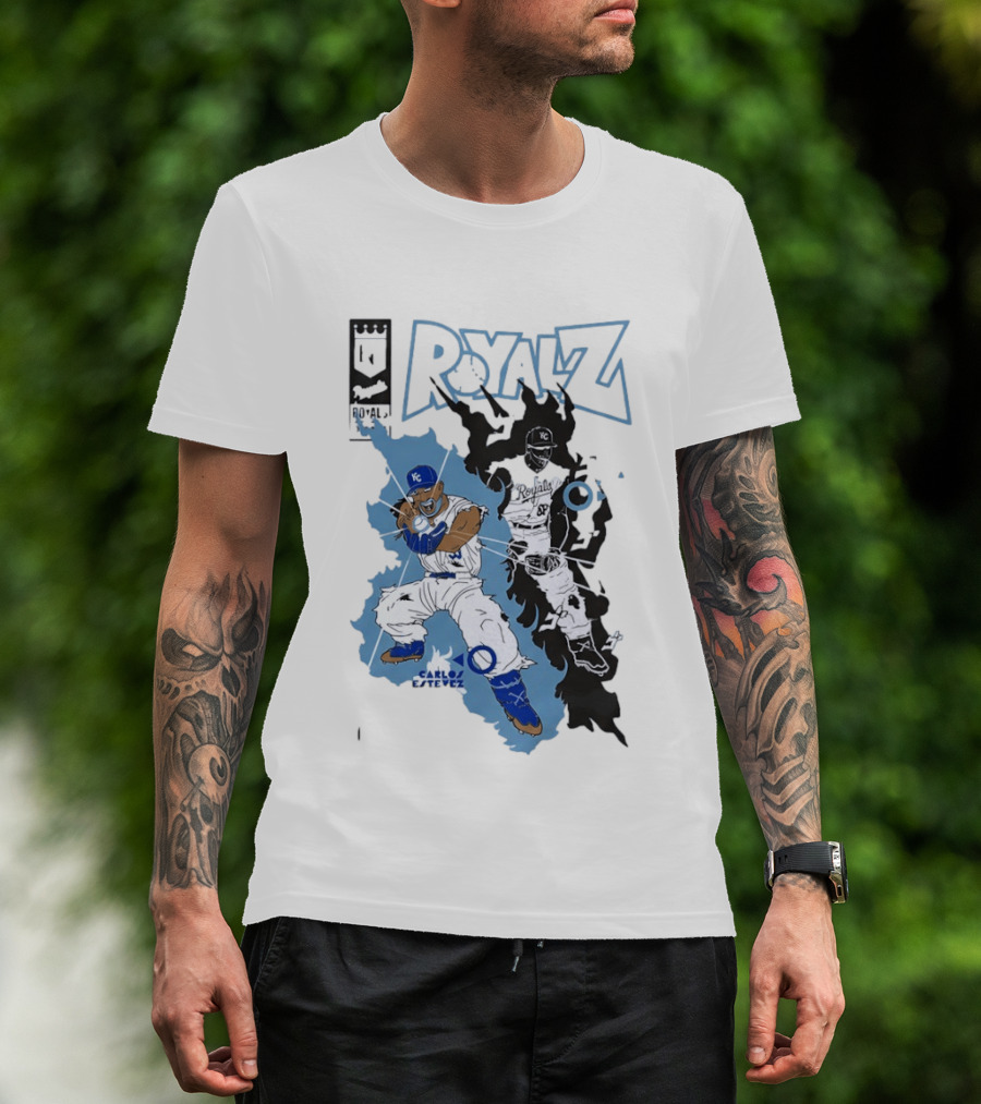 Kansas City Royals Dragon Balls Anime Crossover 2026 Carlos Estevez T-Shirt