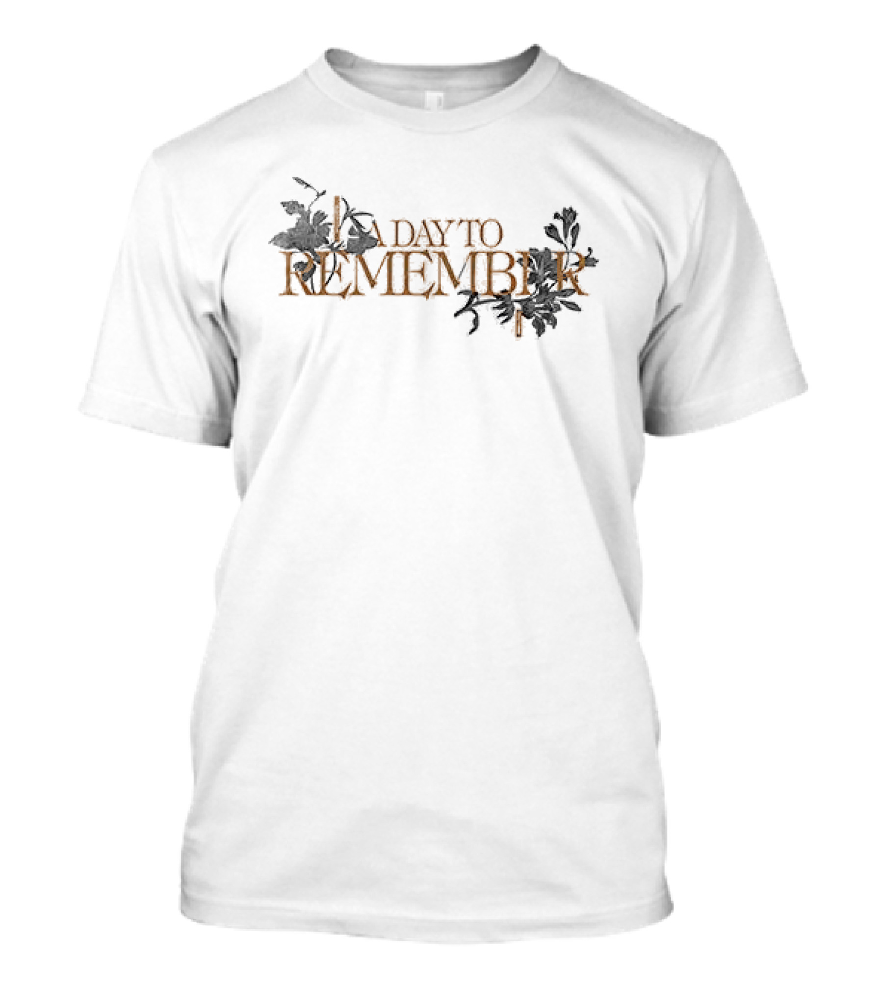 A Day To Remember Closer Than You Think Lyrics Key Floral T-Shirt