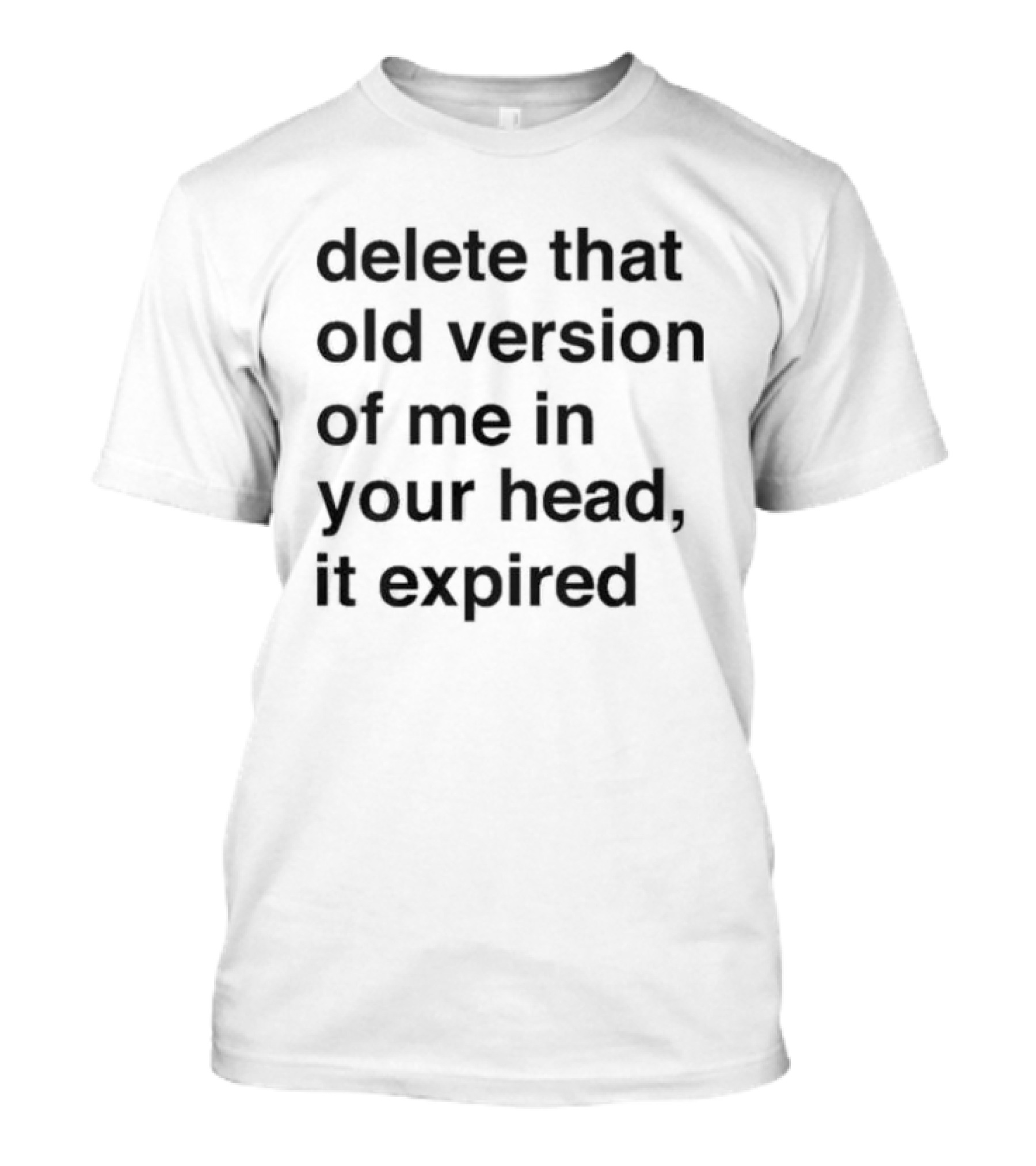 Delete That Old Version Of Me In Your Head It Expired T-Shirt