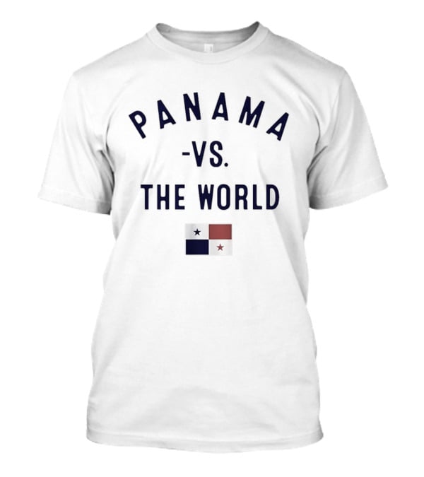 Panama Vs The World Flag Patriotic Display T-Shirt