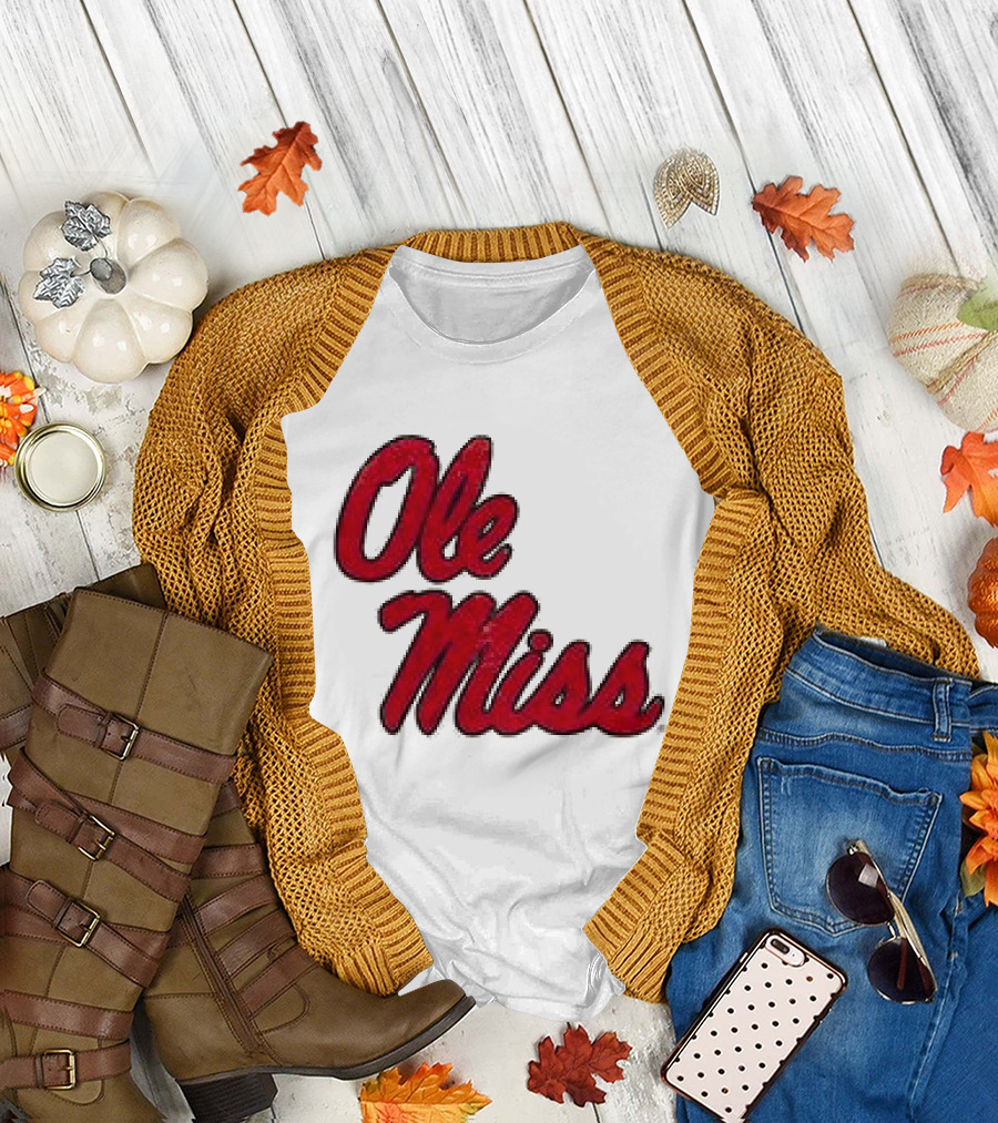 Grateful Dead Ole Miss Rebels Bears Collaboration 2 T-Shirt