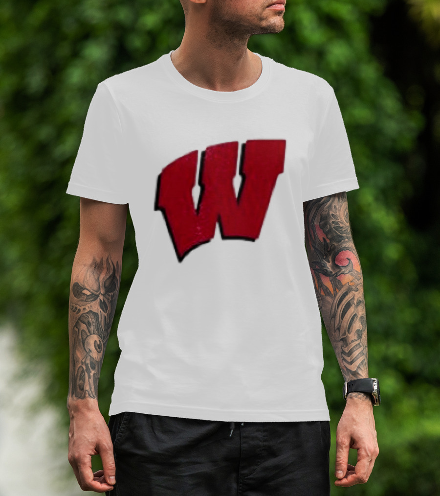 Grateful Dead Bears Wisconsin Badgers Collaboration T-Shirt