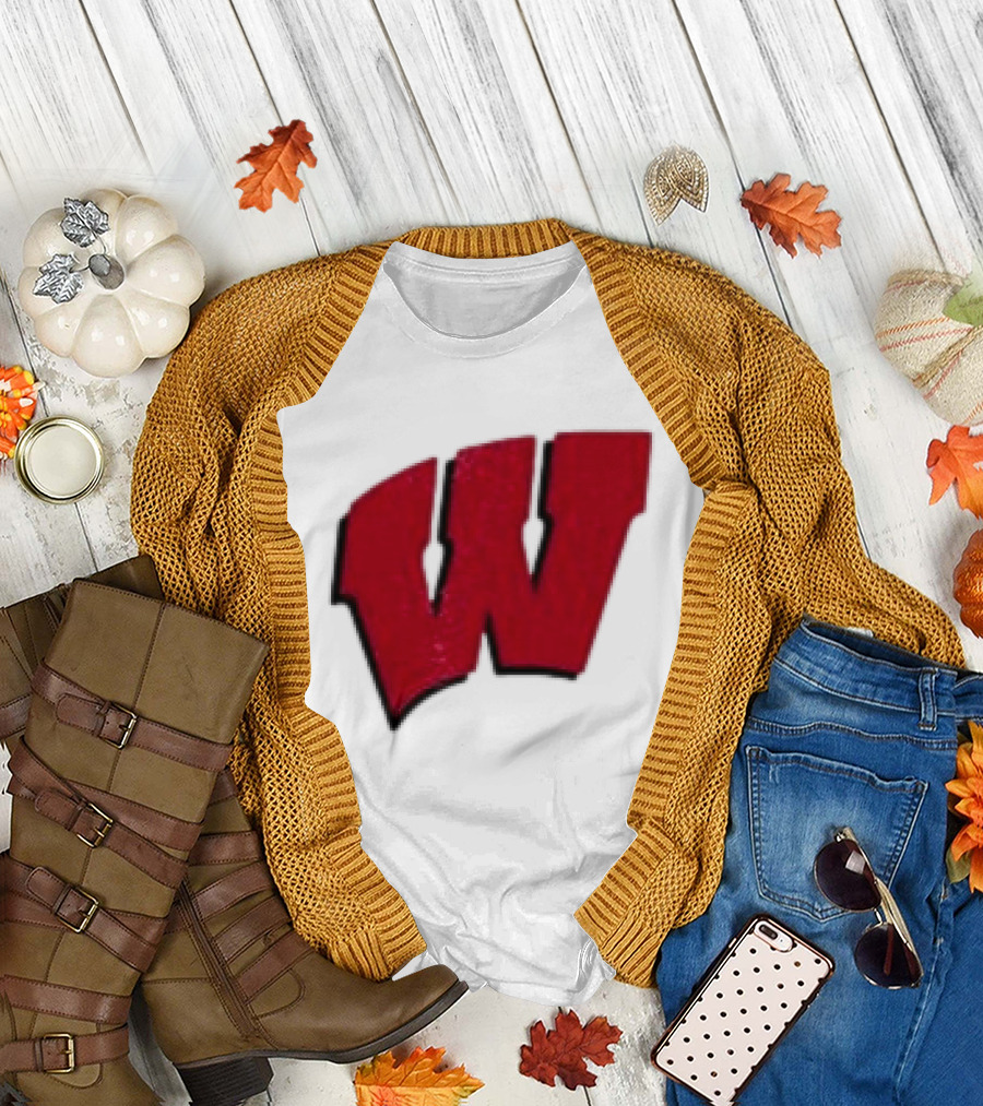 Grateful Dead Bears Wisconsin Badgers Collaboration T-Shirt