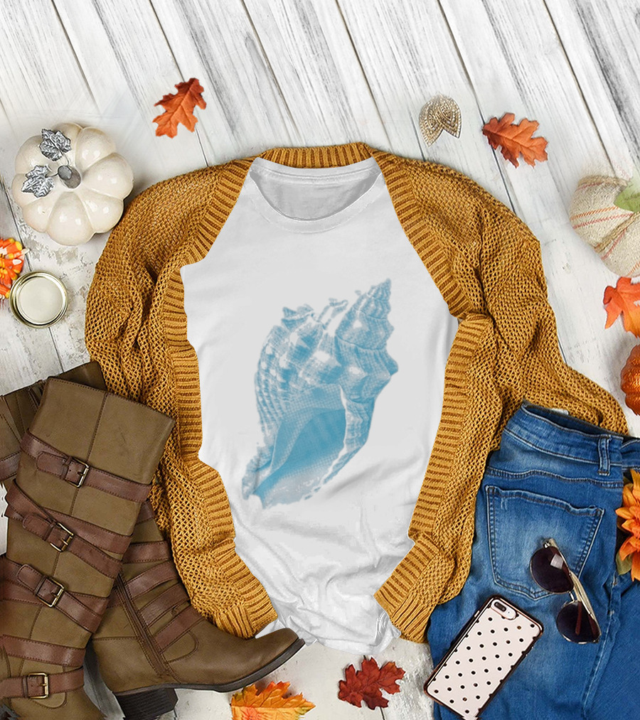 Sonder Haus Ocean Blue Conch T-Shirt