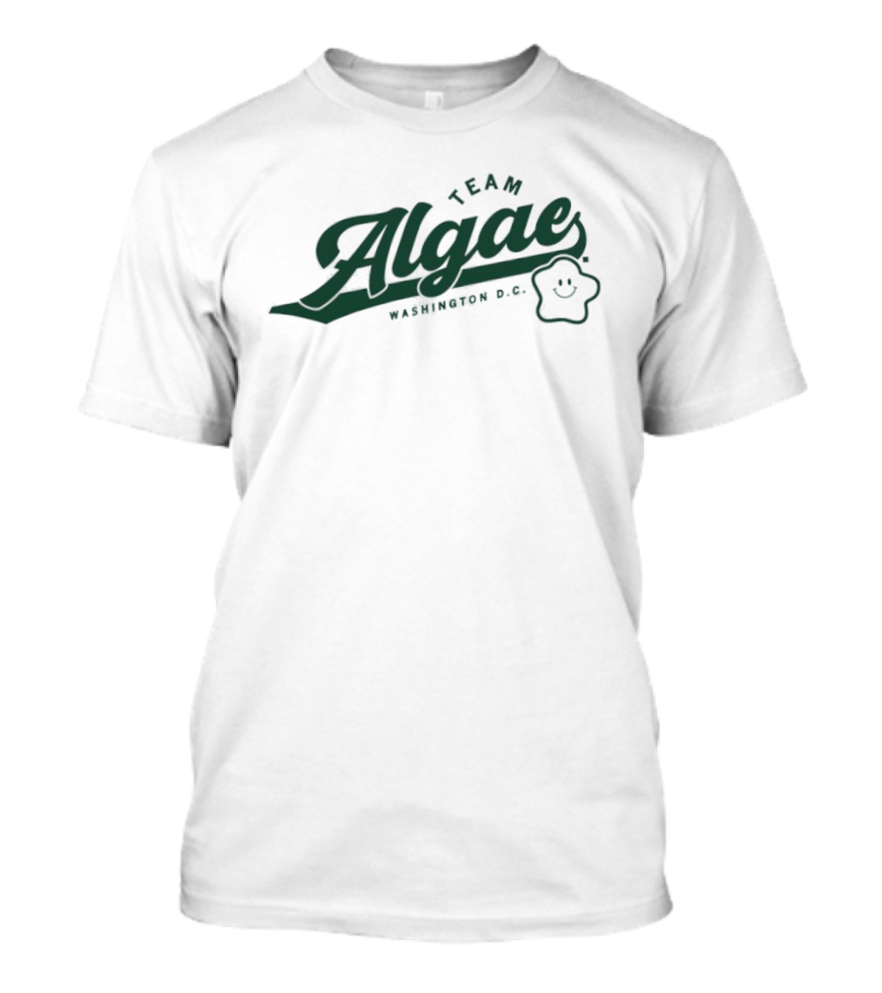 Team Algae Washington D.C. Smiley Face T-Shirt