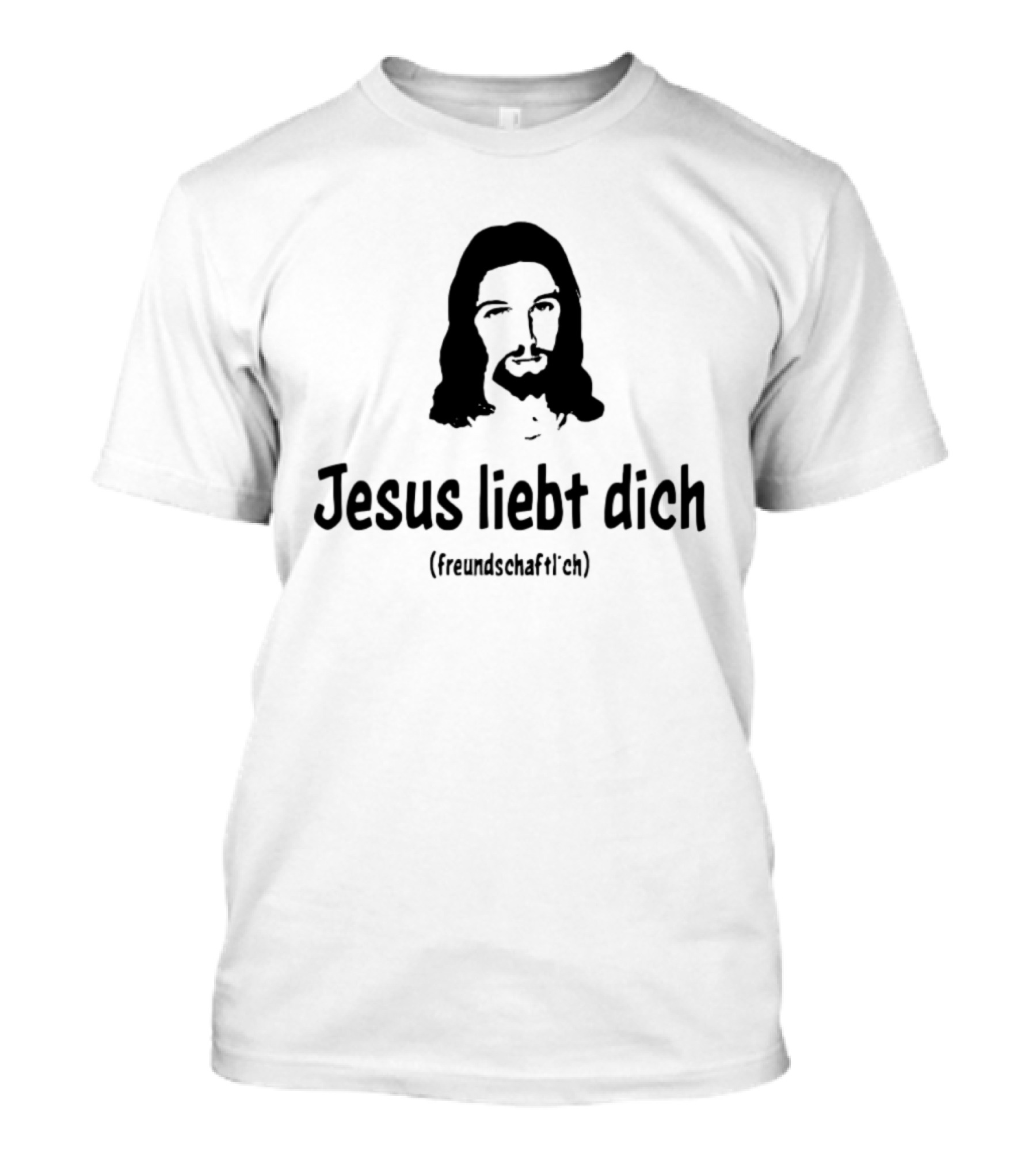 Jesus Liebt Dich Freundschaftlich T-Shirt