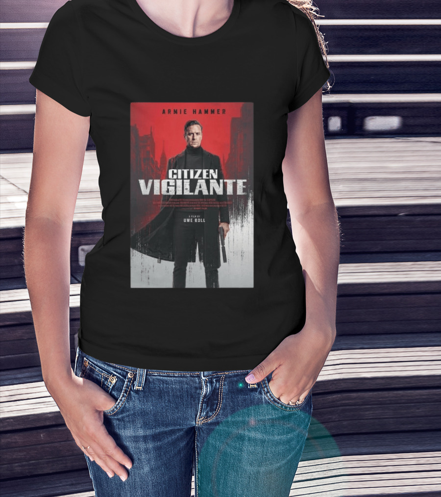 Armie Hammer Citizen Vigilante Film By Uwe Boll T-Shirt