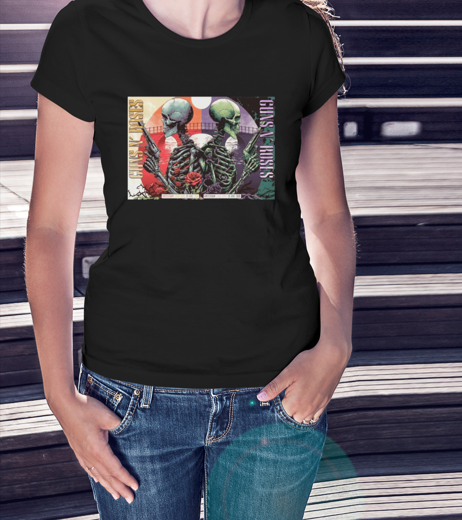 Guns N' Roses Amsterdam Ziggo Dome June 18 And 20 2026 Event T-Shirt
