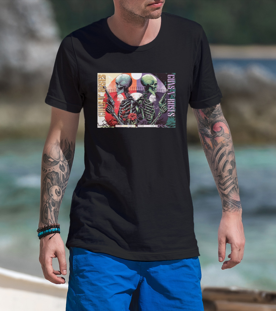 Guns N' Roses Amsterdam Ziggo Dome June 18 And 20 2026 Event T-Shirt