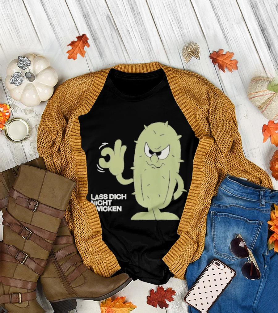 Lustiger Kaktus Lass Dich Nicht Zwicken T-Shirt