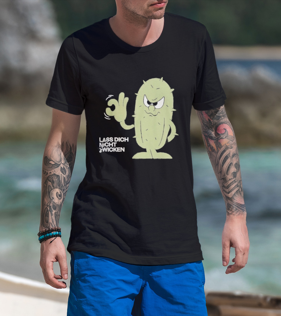 Lustiger Kaktus Lass Dich Nicht Zwicken T-Shirt