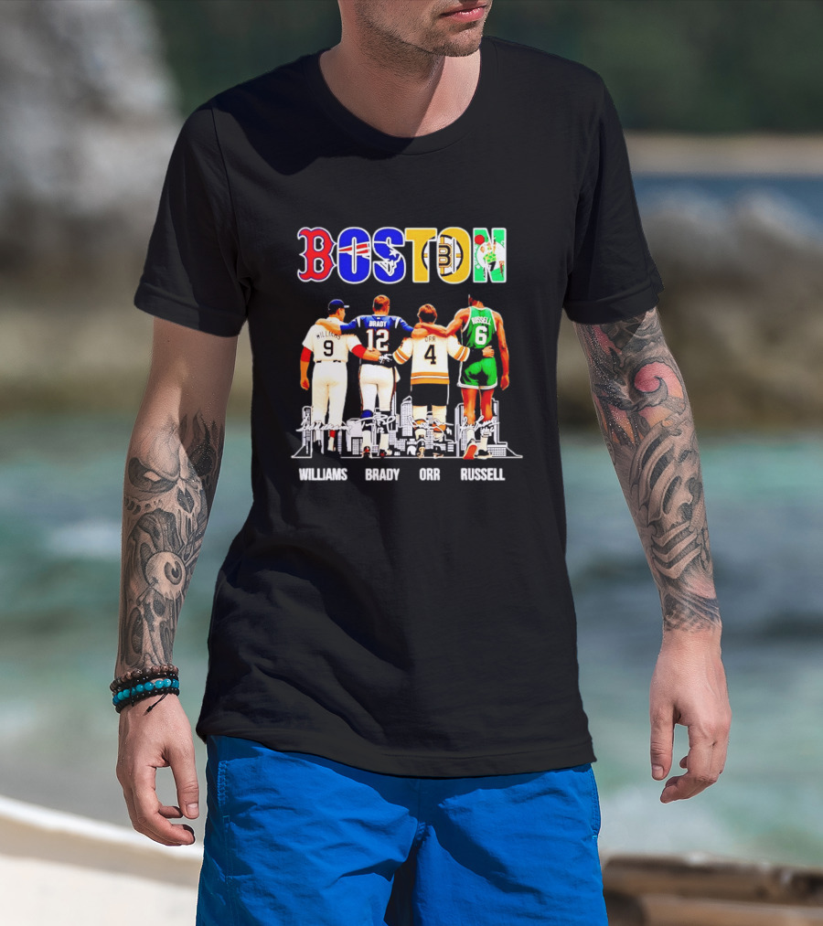 Boston Williams Brady Orr Russell Sports Legends T-Shirt