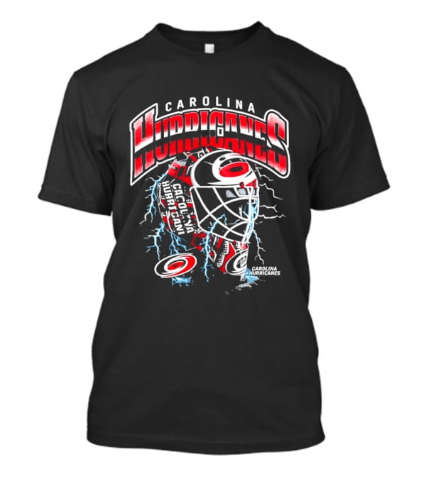 Carolina Hurricanes NHL Hockey Mask Lightning T-Shirt
