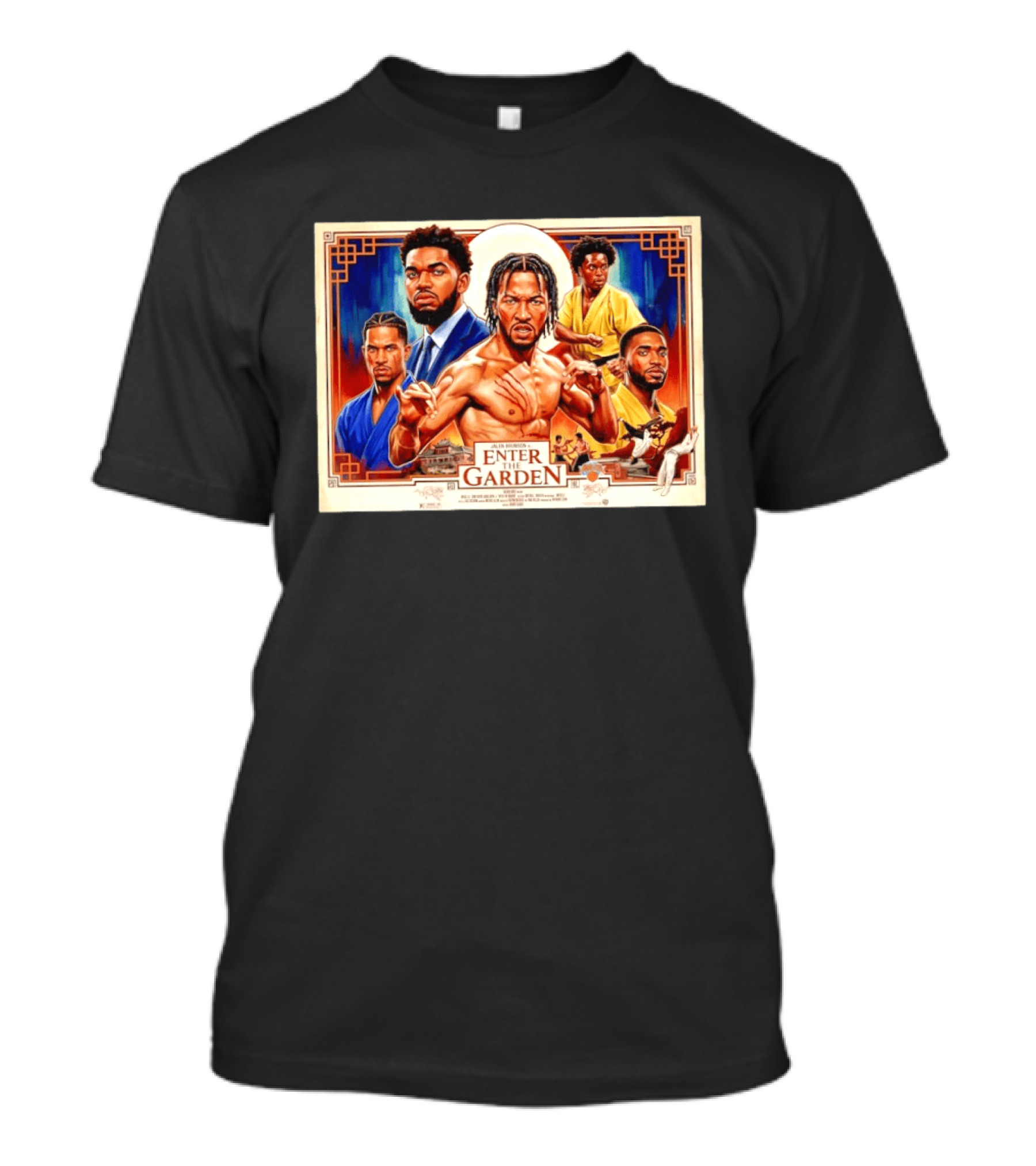 Jalen Brunson Enter The Garden Movie Martial Arts T-Shirt
