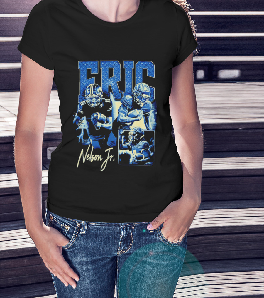 Eric Nelson Jr Football Wildcats New Hampshire T-Shirt