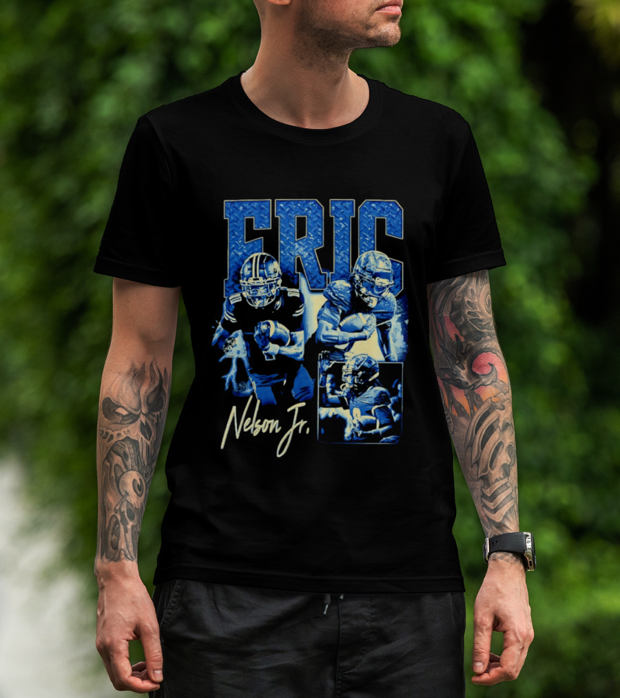 Eric Nelson Jr Football Wildcats New Hampshire T-Shirt
