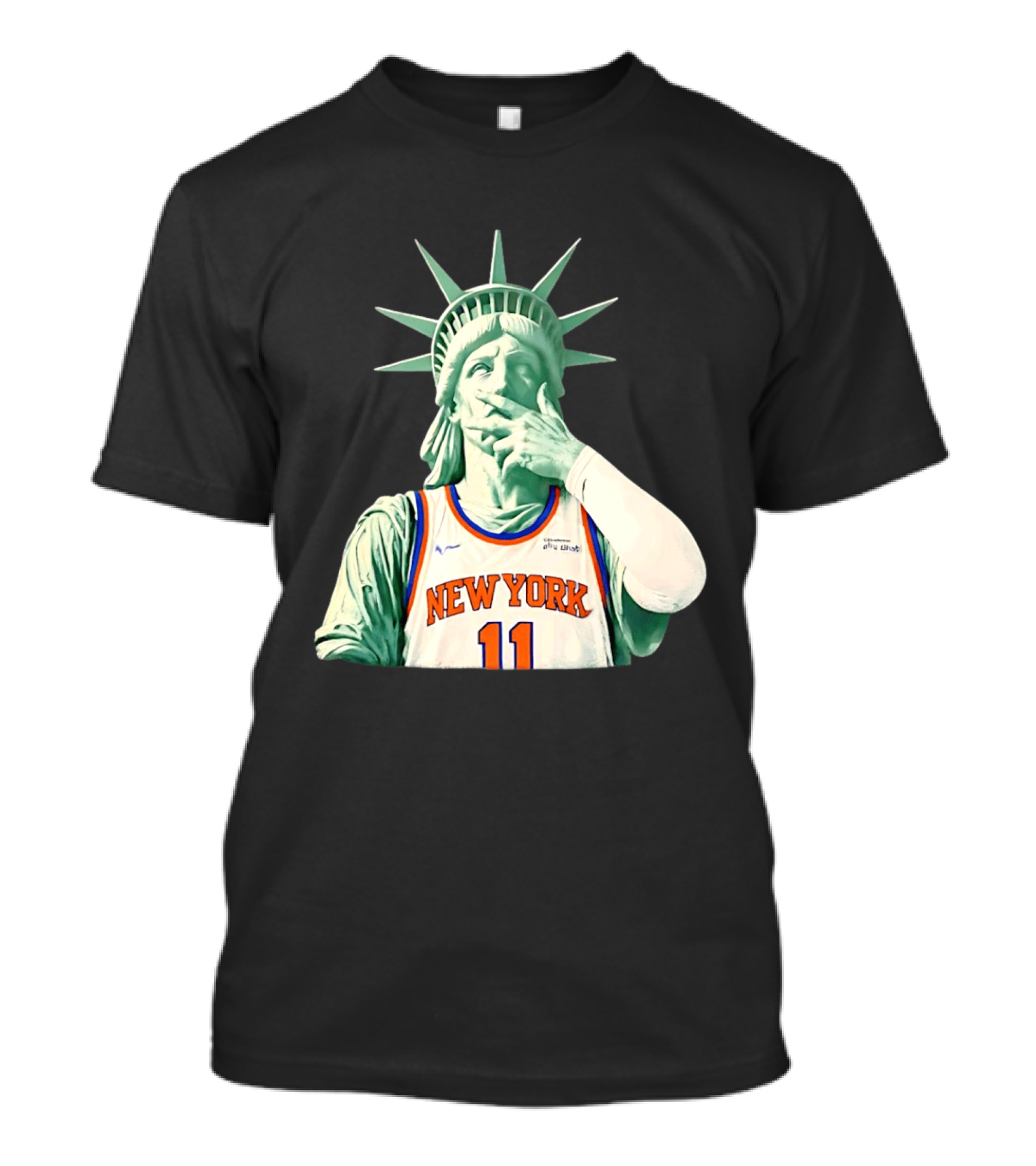 New York Knicks Statue Of Liberty Number 11 Jalen Brunson 2026 T-Shirt