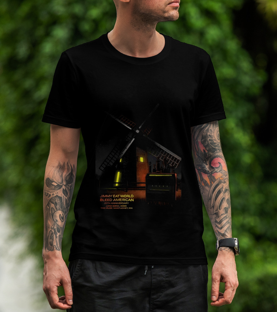 Jimmy Eat World Bleed American 25th Anniversary June 22 2026 The Muse Nantucket MA T-Shirt