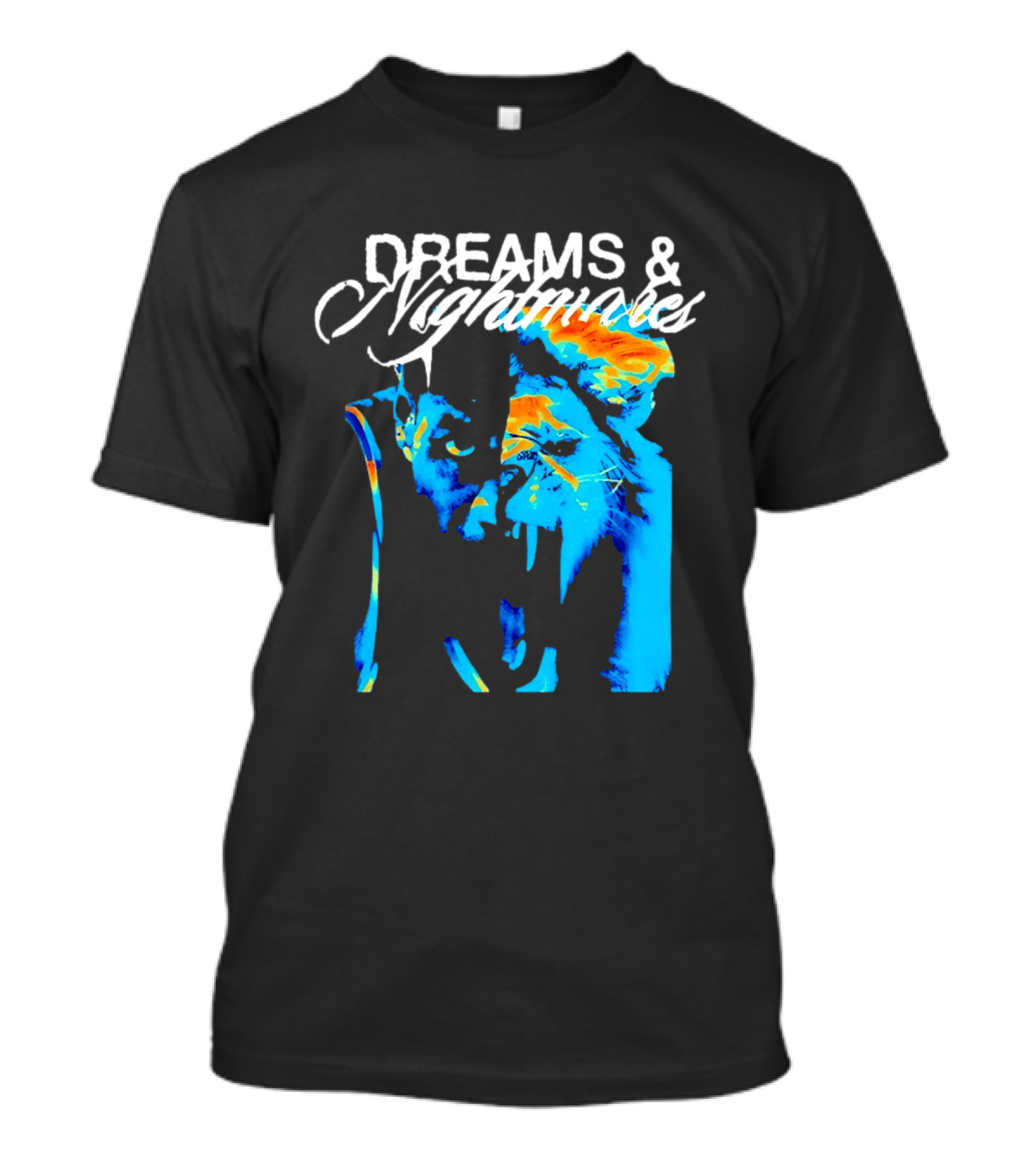 LeBron James Los Angeles Lakers Dreams Nightmares Watercolor Artistry T-Shirt