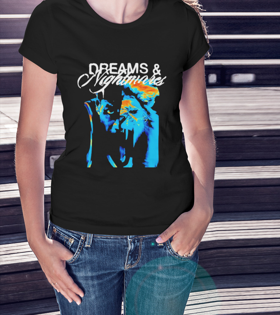 LeBron James Los Angeles Lakers Dreams Nightmares Watercolor Artistry T-Shirt