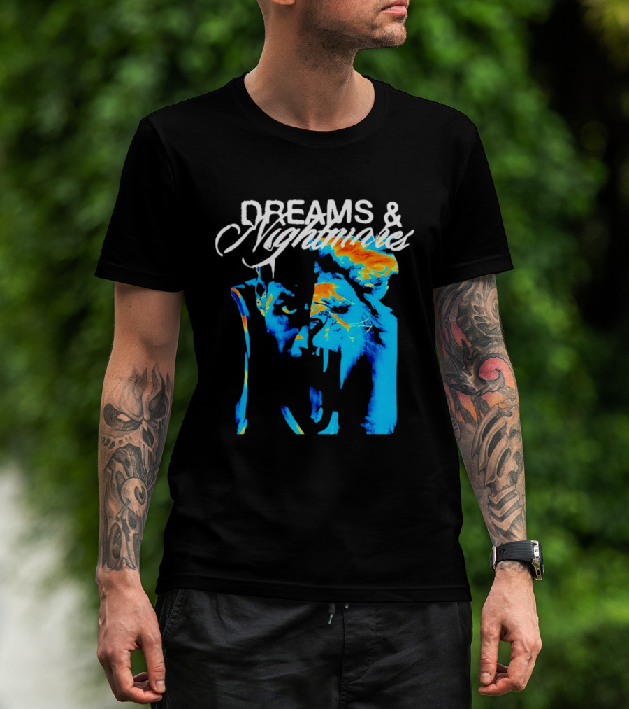 LeBron James Los Angeles Lakers Dreams Nightmares Watercolor Artistry T-Shirt