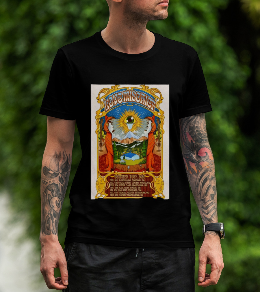 Love Mischief Summer Tour 2026 Dates And Venues Psychedelic T-Shirt