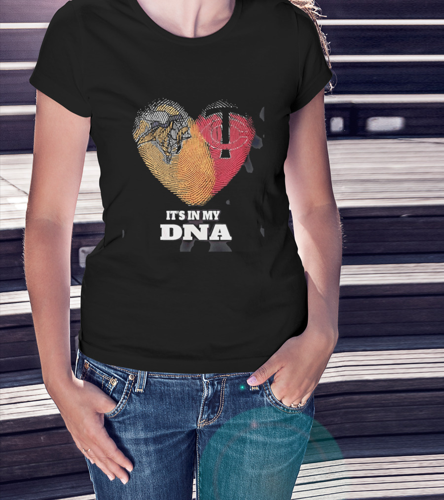 Minnesota Vikings Twins Heart It's In My DNA T-Shirt