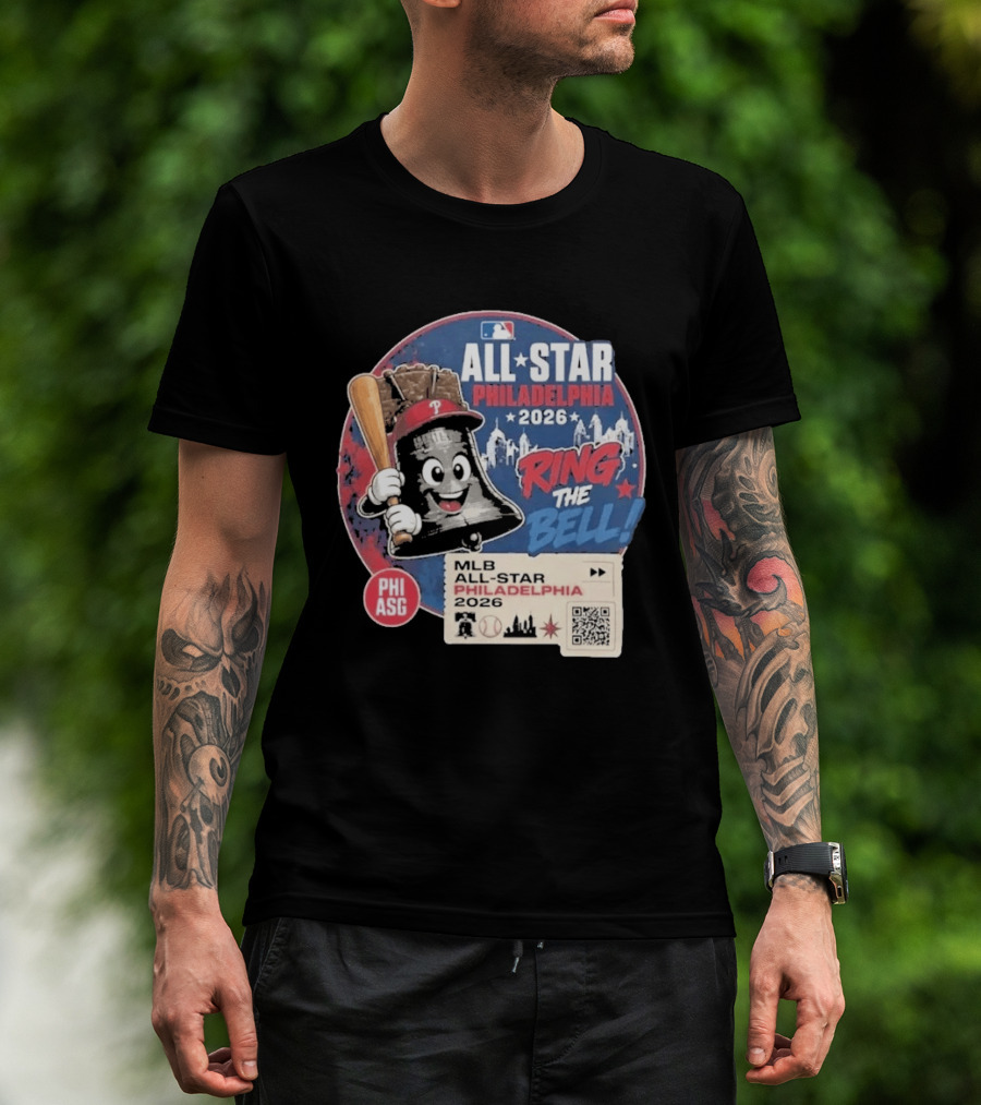 Philadelphia MLB All Star Game 2026 Ring The Bell Liberty Bell Baseball T-Shirt