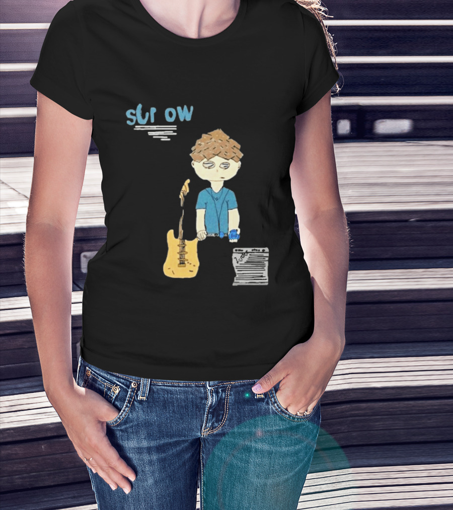 Sorrow Very Sorrow Days Blue Guitar T-Shirt