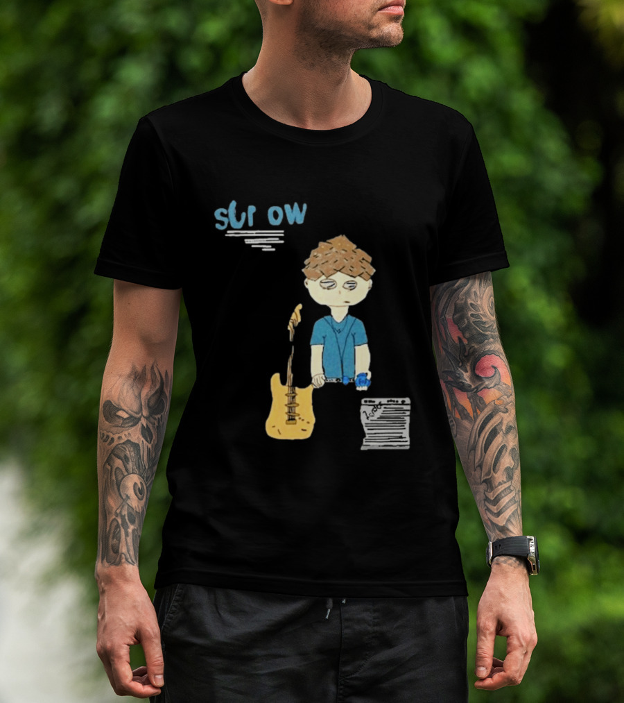 Sorrow Very Sorrow Days Blue Guitar T-Shirt