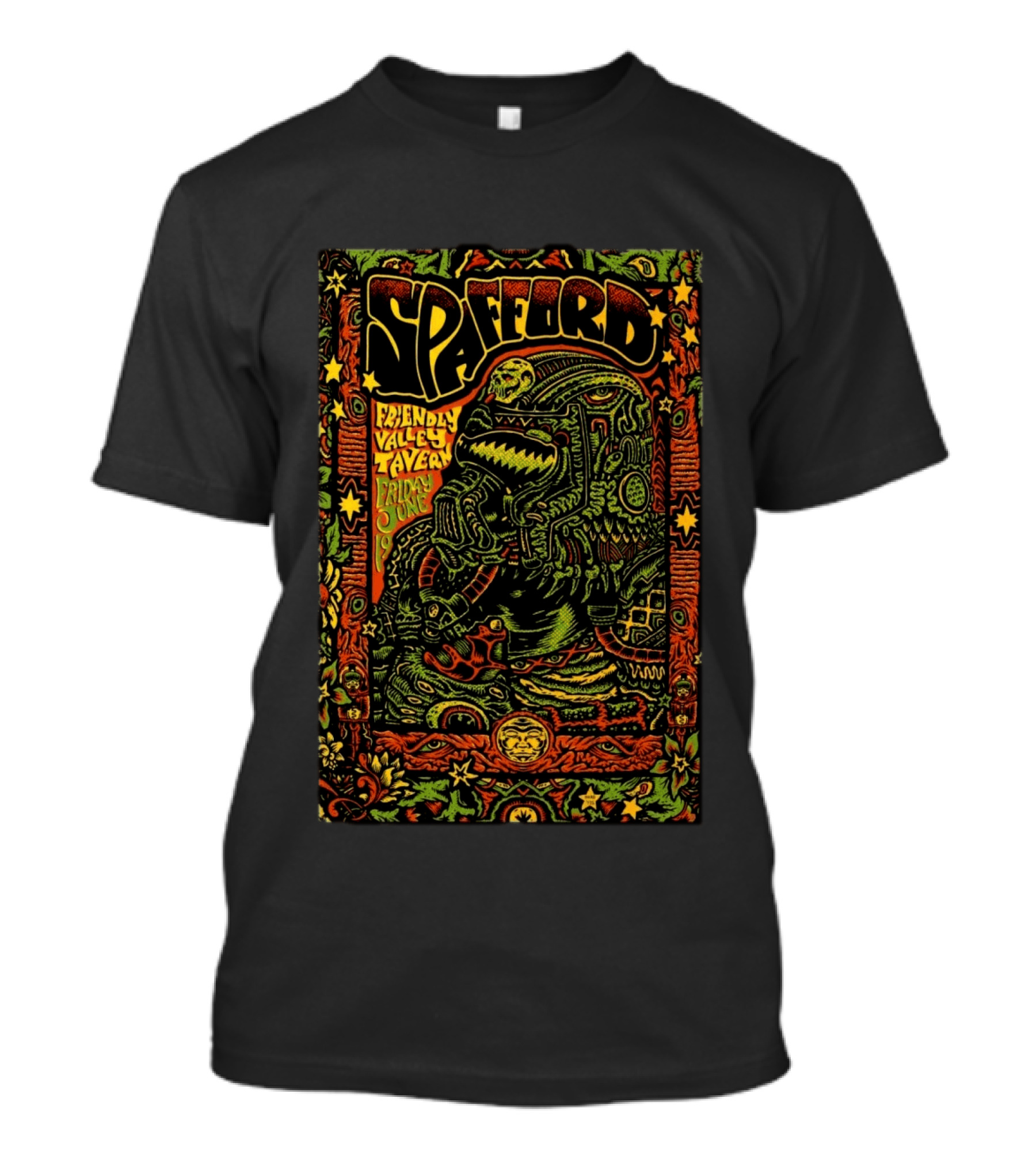 Spafford Friendly Valley Tavern Friday June Psychedelic T-Shirt