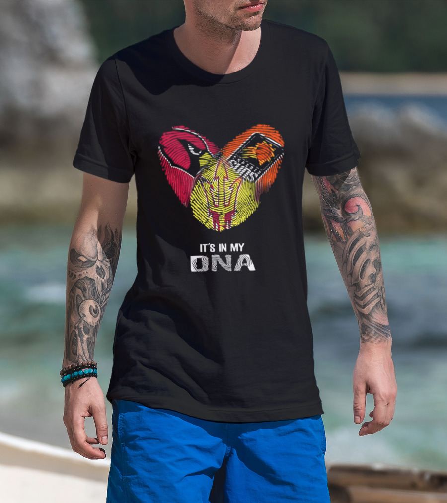 St. Louis Cardinals Phoenix Suns Arizona State Sun Devils It's In My DNA T-Shirt