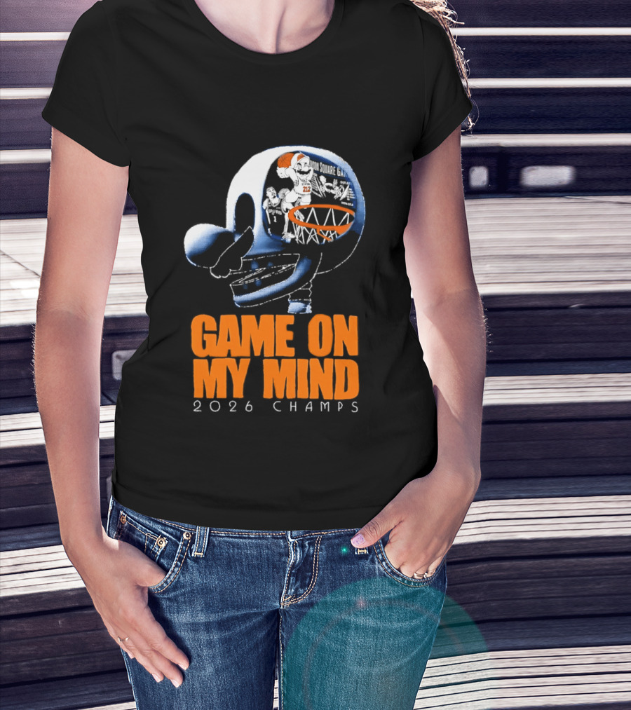 NY Knicks Mario Game On My Mind 2026 Champs T-Shirt