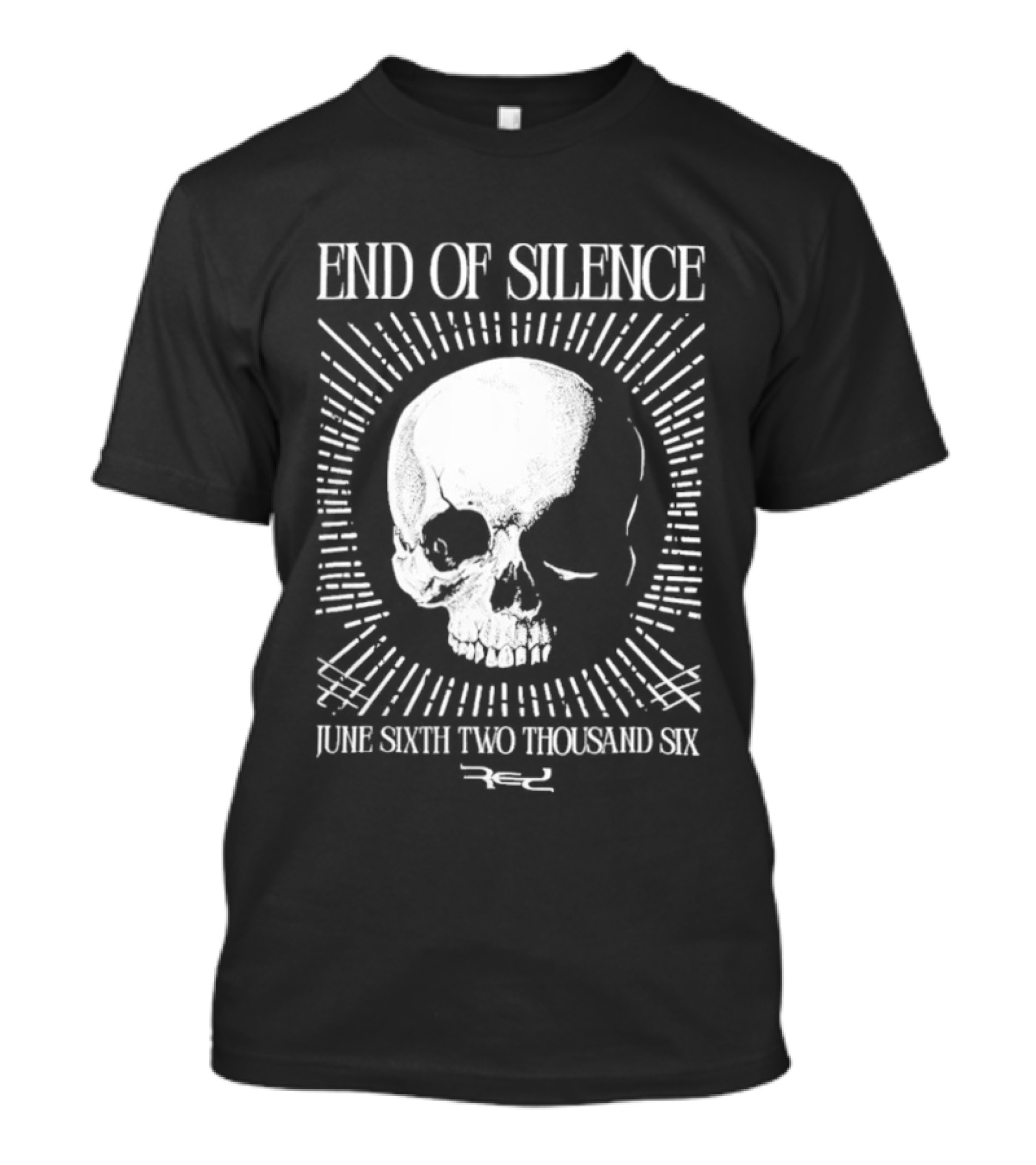 End Of Silence Skull June Sixth Two Thousand Six T-Shirt