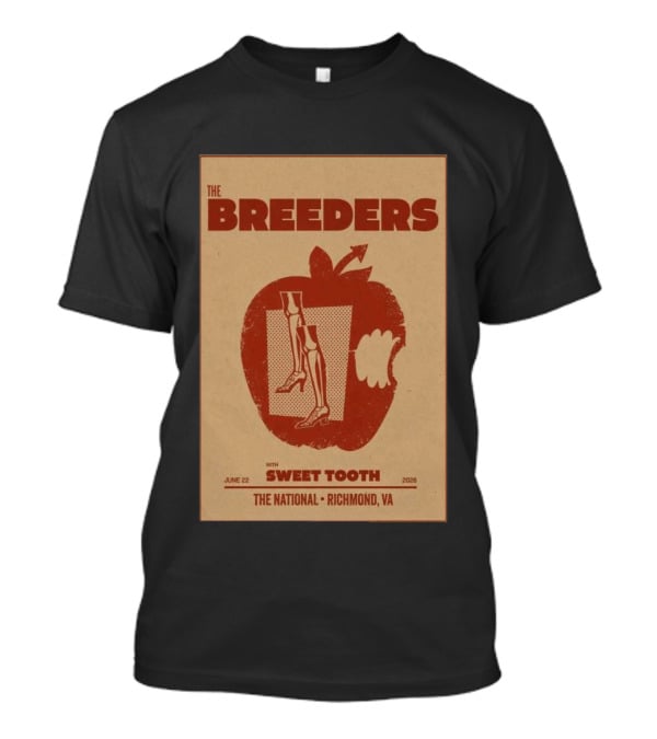 The Breeders Sweet Tooth June 22 2026 Richmond The National T-Shirt