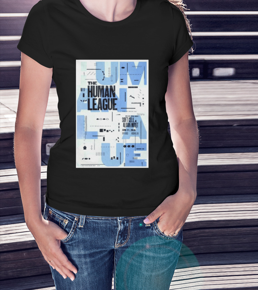 The Human League Soft Cell Alison Moyet June 21 2026 Nashville T-Shirt
