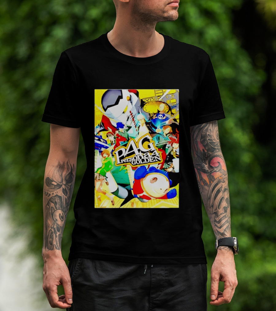 Persona 4 Golden P4G Main Cast Izanagi Teddie Kanji Naoto Chie Yosuke Yukiko Margaret T-Shirt