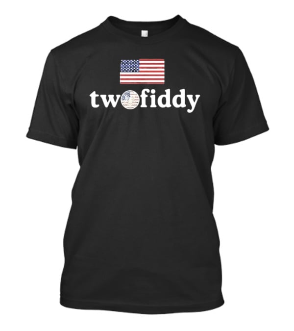 Two Fiddy American Flag Independence Celebration T-Shirt