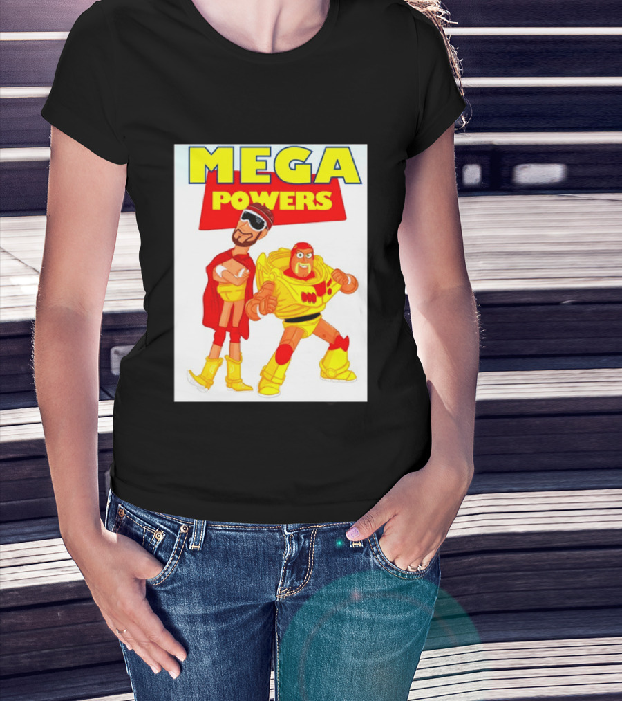 Randy Macho Man Savage Buzz Lightyear Hulk Hogan Toy Story WWE Mega Powers T-Shirt