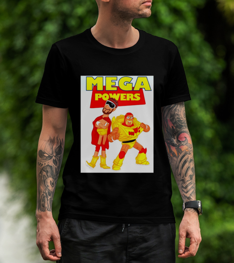 Randy Macho Man Savage Buzz Lightyear Hulk Hogan Toy Story WWE Mega Powers T-Shirt