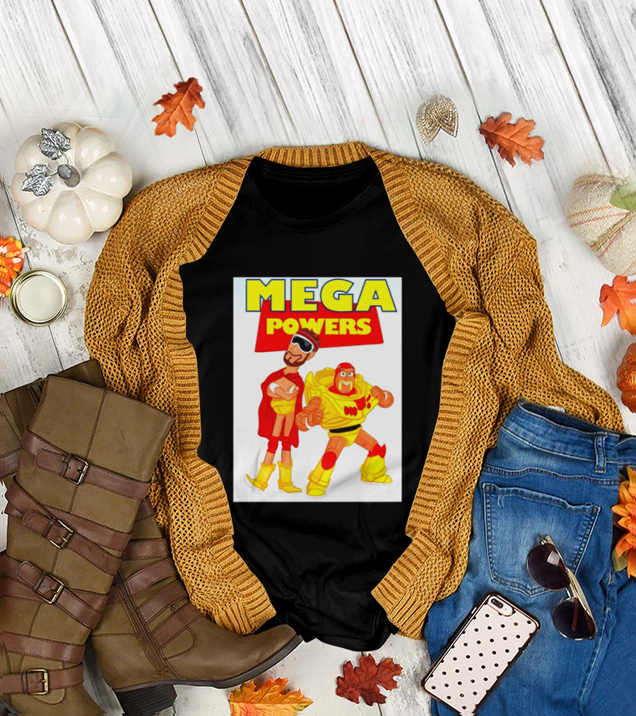 Randy Macho Man Savage Buzz Lightyear Hulk Hogan Toy Story WWE Mega Powers T-Shirt
