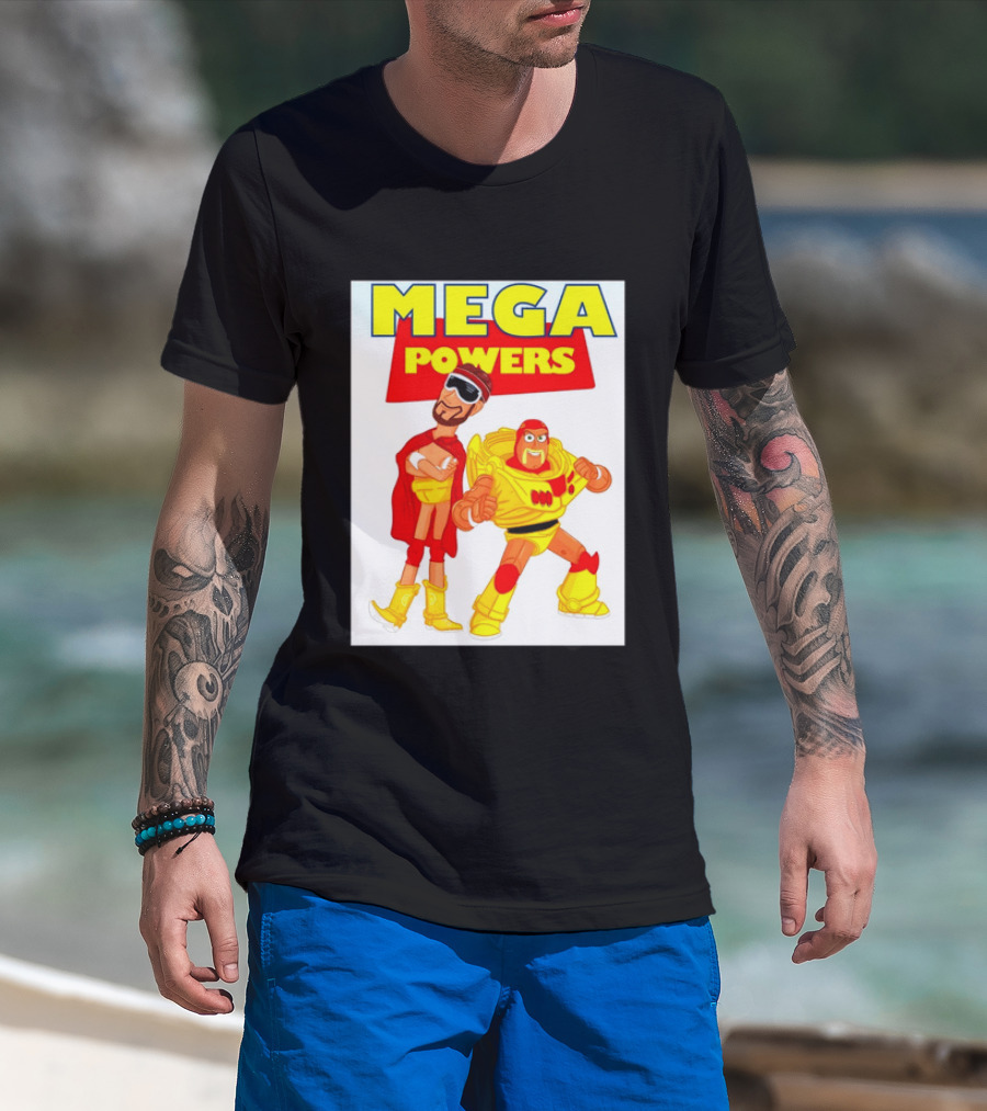 Randy Macho Man Savage Buzz Lightyear Hulk Hogan Toy Story WWE Mega Powers T-Shirt