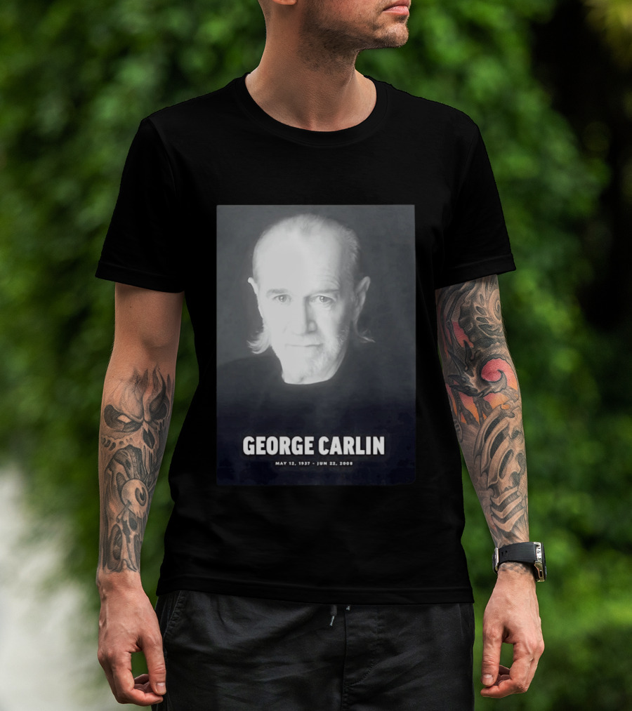 George Carlin May 12 1937 Jun 22 2008 T-Shirt