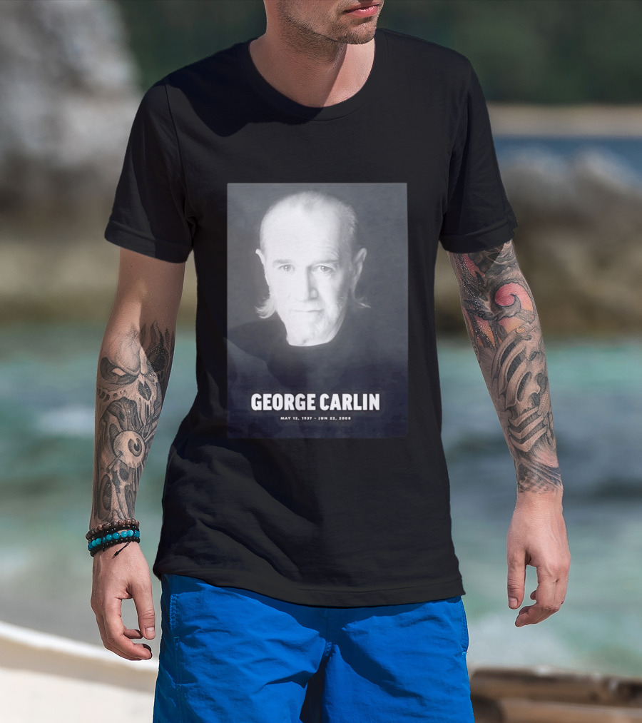 George Carlin May 12 1937 Jun 22 2008 T-Shirt