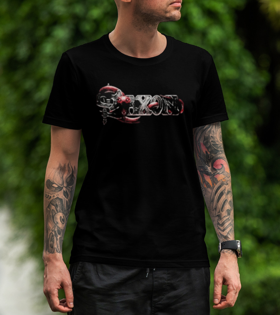Saxon Gods Of Thunder World Tour 2027 Part I Exclusive Schedule T-Shirt