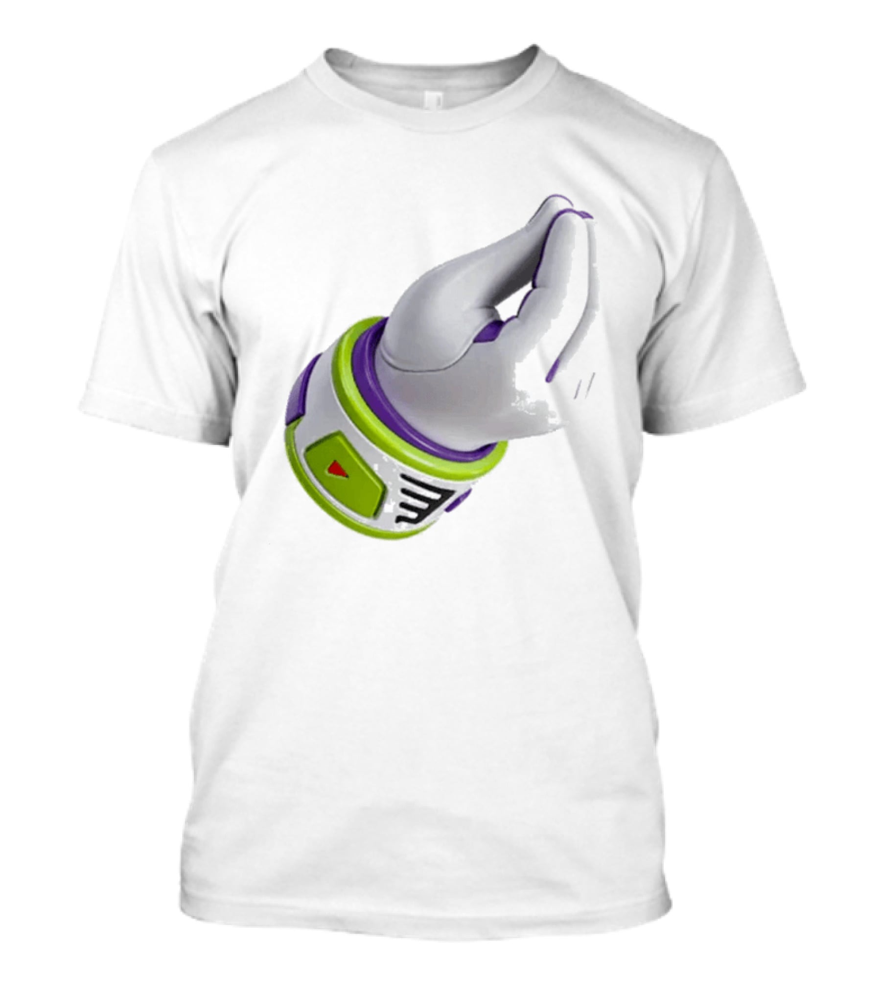 Buzz's Italian Hand Gesture Spacesuit Sleeve T-Shirt